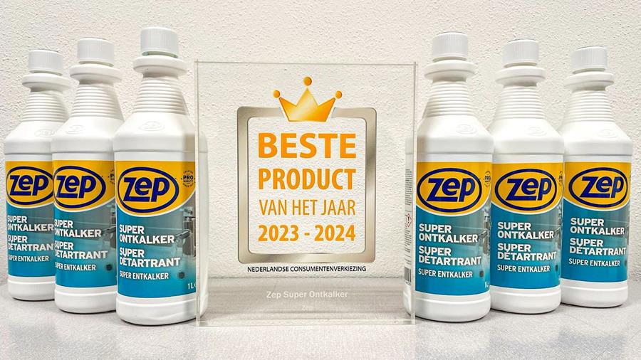 Zep Super Ontkalker bekroond als Beste Product van het Jaar