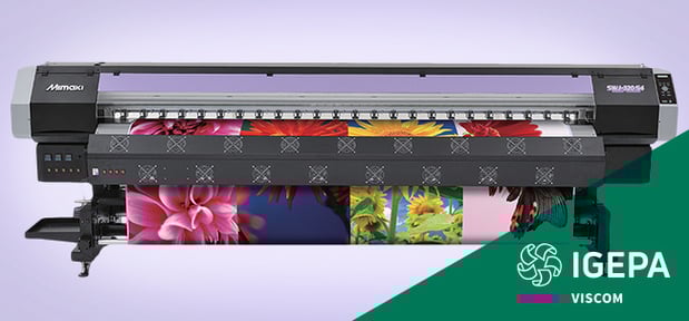 La nouvelle imprimante solvant Mimaki SWJ-320EA à présent disponible chez Igepa !