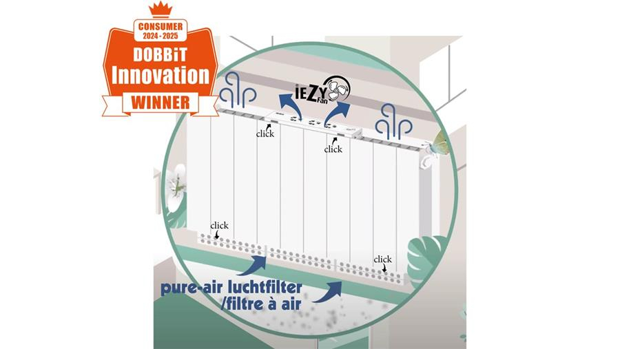 Filtre à air PURE-AIR & Iezy-Fan de Levica
