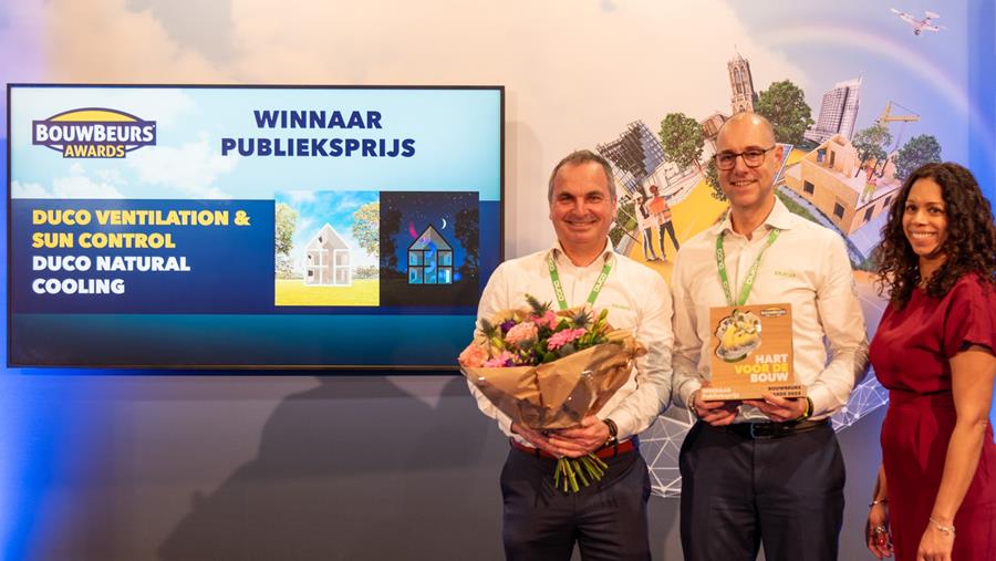 DUCO remporte le prix du public BouwBeurs Awards 2025
