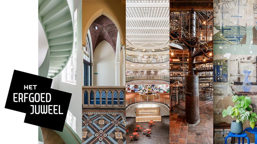 Les 5 finalistes du prix “Het Erfgoedjuweel” de la Ville d’Anvers